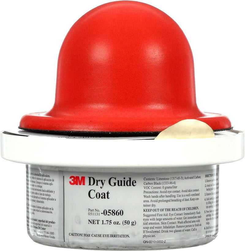 3M 05861 Dry Guide Coat Kit 1.75 oz for automotive surface preparation
