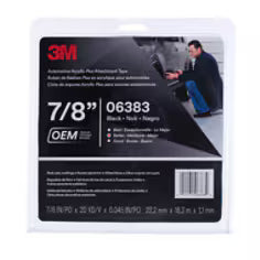 3M 06383 Double-Sided Automotive Attachment Tape black 7/8 inch x 20 yard roll