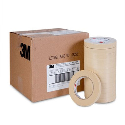 3M 06545 3/4 inch beige automotive masking tape case of 48 rolls