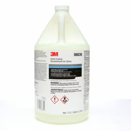 3M 06839 Booth Coating 1 gallon for automotive paint booth maintenance