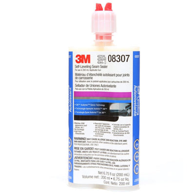 3M 08307 Self-Leveling Seam Sealer 200 mL cartridge for automotive repair