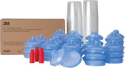 3M 16301 PPS kit standard size full diameter 125 micron filters 50 pack automotive paint preparation system
