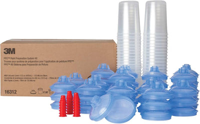 3M 16312 PPS kit midi size 400 mL 13.5 oz 125 micron filters 50 pack automotive paint preparation system