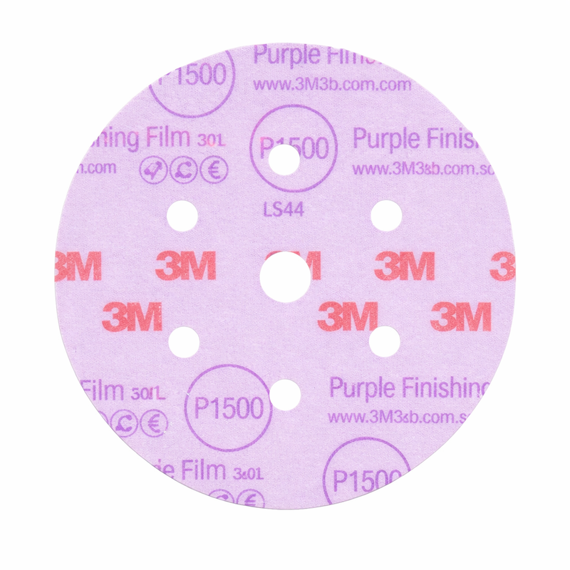 3M 30366 P2000 Grit Hookit purple film disc 3 inch 50 pack for automotive refinishing