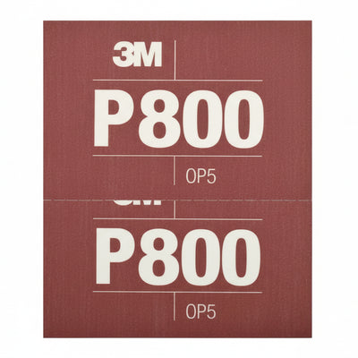 3M 34340 P800 Hookit flexible abrasive sheet 5.5 inch x 6.8 inch 25 pack
