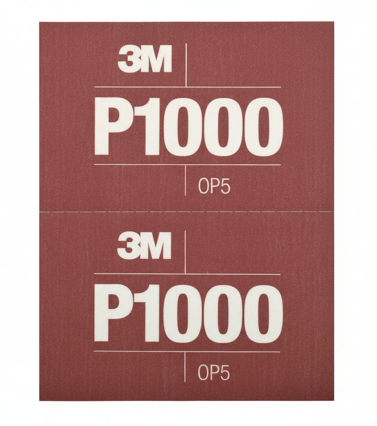 3M 34341 P1000 Hookit flexible abrasive sheet 5.5 inch x 6.8 inch 25 pack