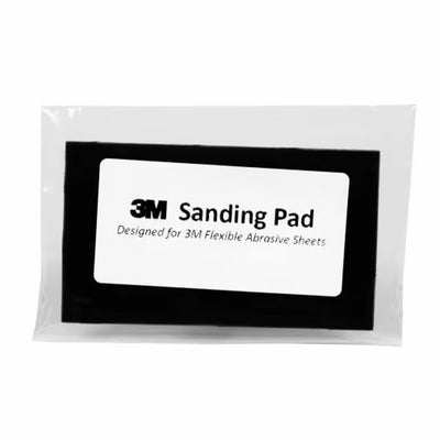 3M 34349 Hookit flexible foam abrasive pad 3 inch x 5 inch for automotive sanding