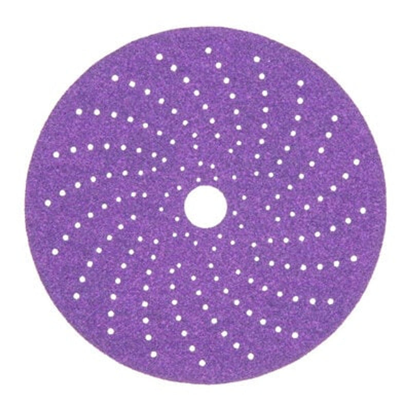 3M 31481 220 grit Cubitron II clean sanding abrasive disc 6 inch with holes, 50 pack