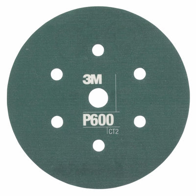 3M 34405 P600 Hookit flexible abrasive 6 inch sanding discs 25 pack