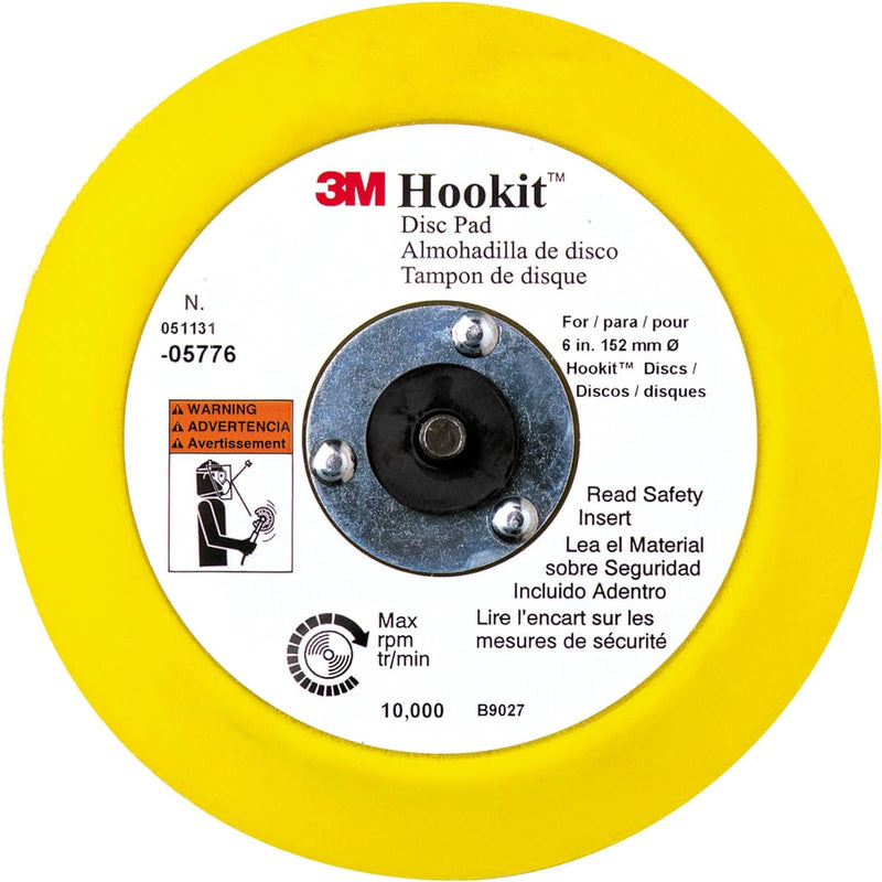 3M 05776 6 inch Hookit disc pad for Hookit abrasive discs