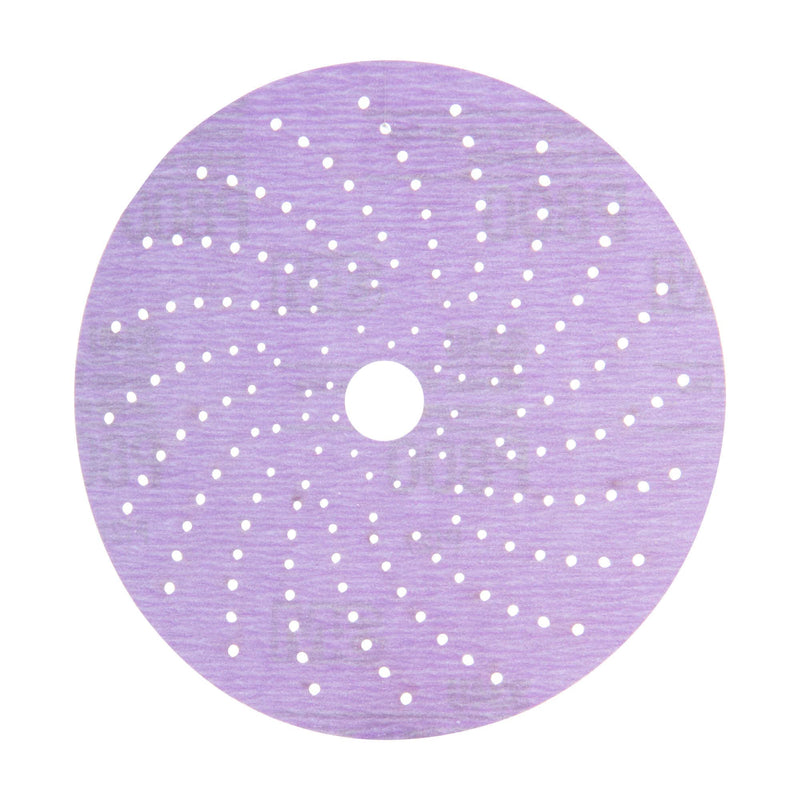 3M 30761 600 grit Hookit Purple clean sanding disc 6 inches with holes, 50 pack