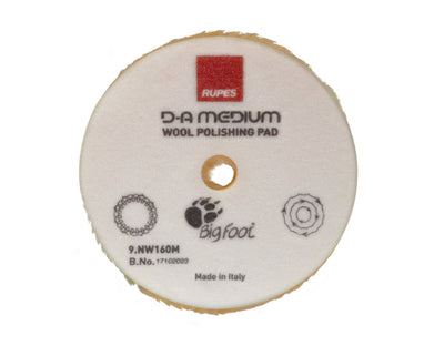 RUPES 9.NW160M 6 inch DA medium wool polishing pad