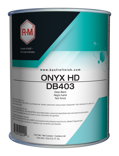 R-M Onyx HD DB403 paint can on a white background