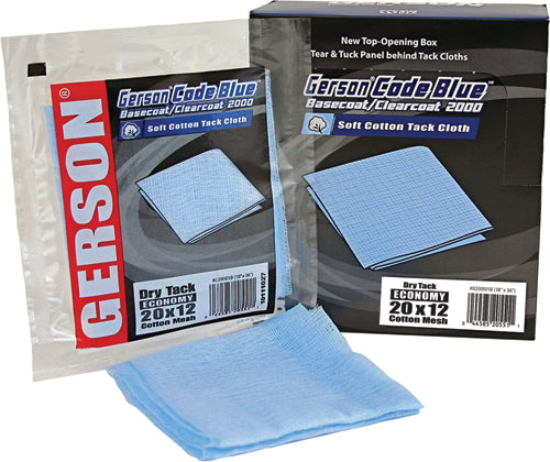 Gerson 020001B mesh tack cloths 20 x 12 inches, 12 pack