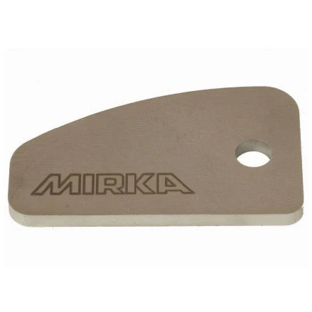 Mirka S-BLADE – Shark Blade Tungsten Carbide Denibbing Tool (2 x 1 in, with Lanyard and Wallet)