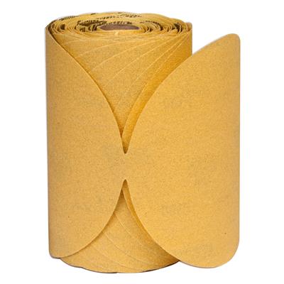 Norton 83819 – 180 Grit Gold DA PSA Sanding Roll (6", 100 Pack) - A&F Auto Paint