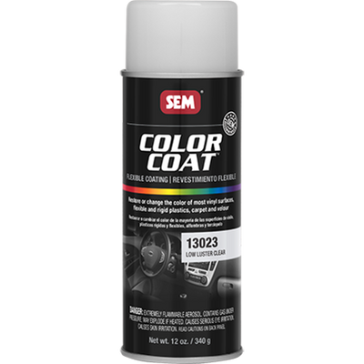 SEM Color Coat spray can on a white background