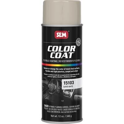 SEM 15103 – Color Coat™ Flexible Coating, Super White (16 oz Aerosol)