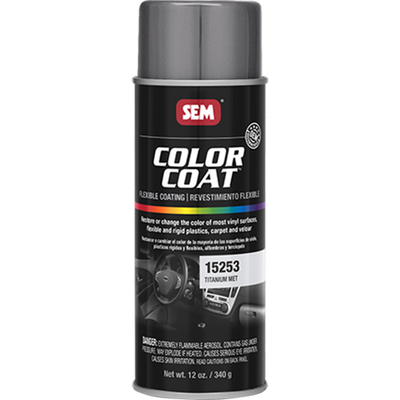 SEM 15253 – Color Coat™ Flexible Coating, Titanium Metallic (16 oz Aerosol)
