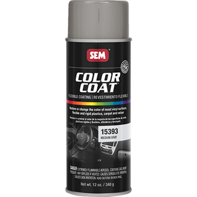 SEM 15393 – Color Coat™ Flexible Coating, Medium Gray (16 oz Aerosol)
