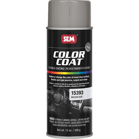 SEM 15393 – Color Coat™ Flexible Coating, Medium Gray (16 oz Aerosol)