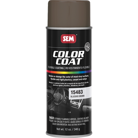 SEM 15483 – Color Coat™ Flexible Coating, Bluebird Brown (16 oz Aerosol)