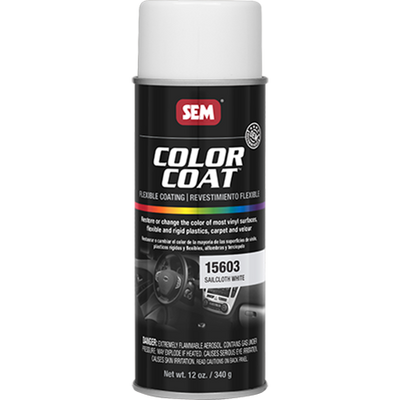 SEM 15603 – Color Coat™ Flexible Coating, Sailcloth White (16 oz Aerosol)