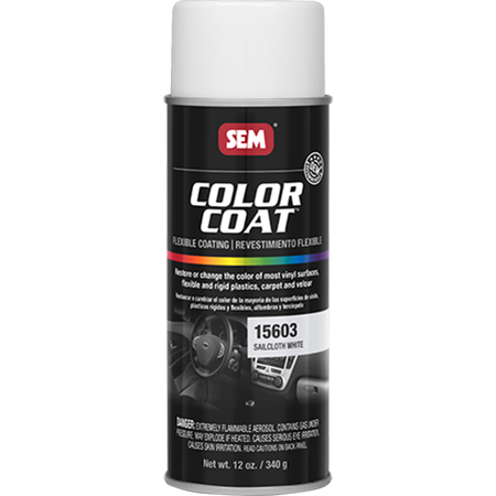 SEM 15603 – Color Coat™ Flexible Coating, Sailcloth White (16 oz Aerosol)