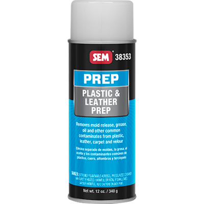 SEM 38353 – Plastic & Leather Prep (16 oz Aerosol)