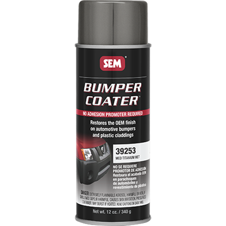 SEM 39253 – Bumper Coater, Medium Titanium Metallic (16 oz Aerosol)