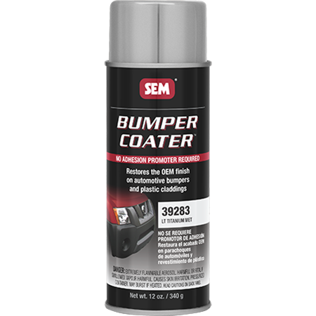 SEM 39283 – Bumper Coater, Light Titanium Metallic (16 oz Aerosol)
