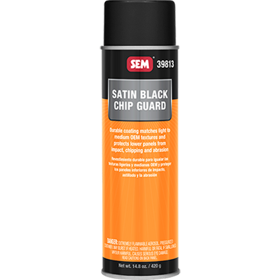 SEM 39813 – Satin Black Chip Guard (16 oz Aerosol)