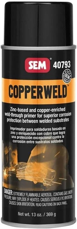 SEM 40793 – CopperWeld™ Weld-Through Primer (16 oz Aerosol)