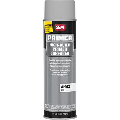 SEM 42013 – High-Build Primer Surfacer, Gray (16 oz Aerosol)