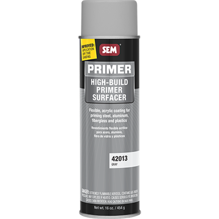 SEM 42013 – High-Build Primer Surfacer, Gray (16 oz Aerosol)