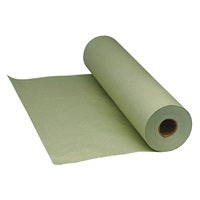 Green masking paper roll (18" x 750 ft) for paint booth and surface protection