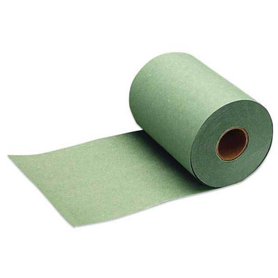 Green masking paper roll 6" x 750 ft for paint booth and spray masking