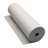 White polycoated masking paper roll (18" x 750 ft) for paint booth and surface protection