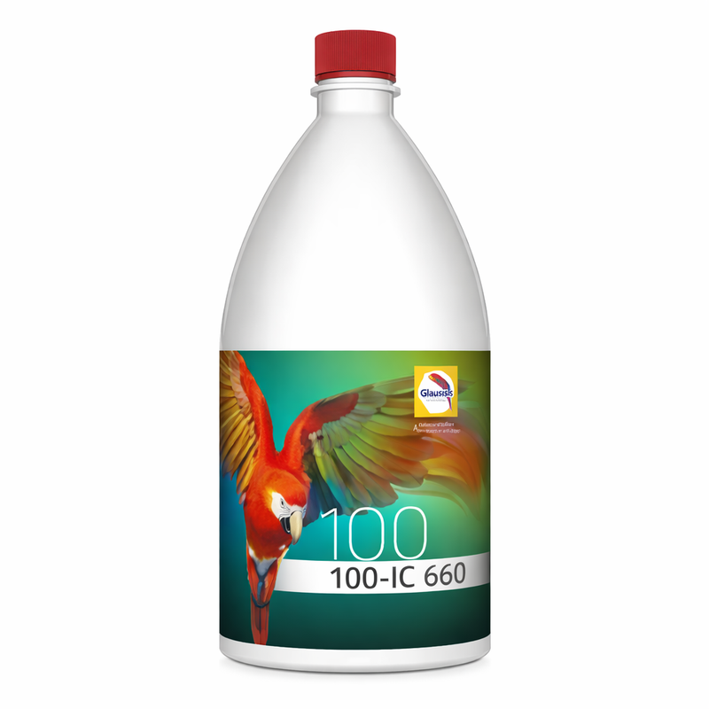 Bottle of IC660 glasurit