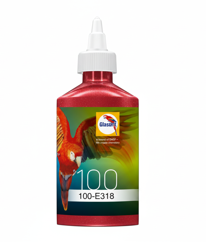 Glasurit 100 line paint bottle