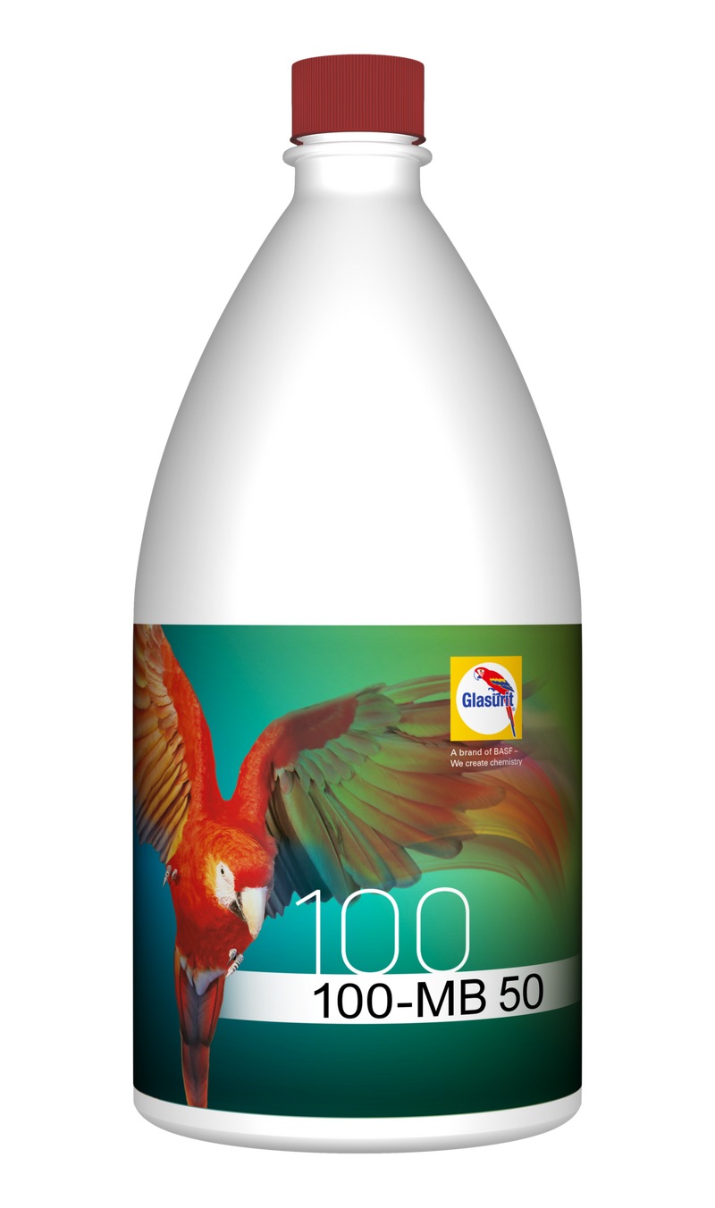 Glasurit 100 line paint bottle