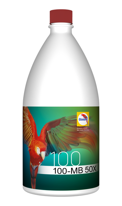 Glasurit 100 line paint bottle