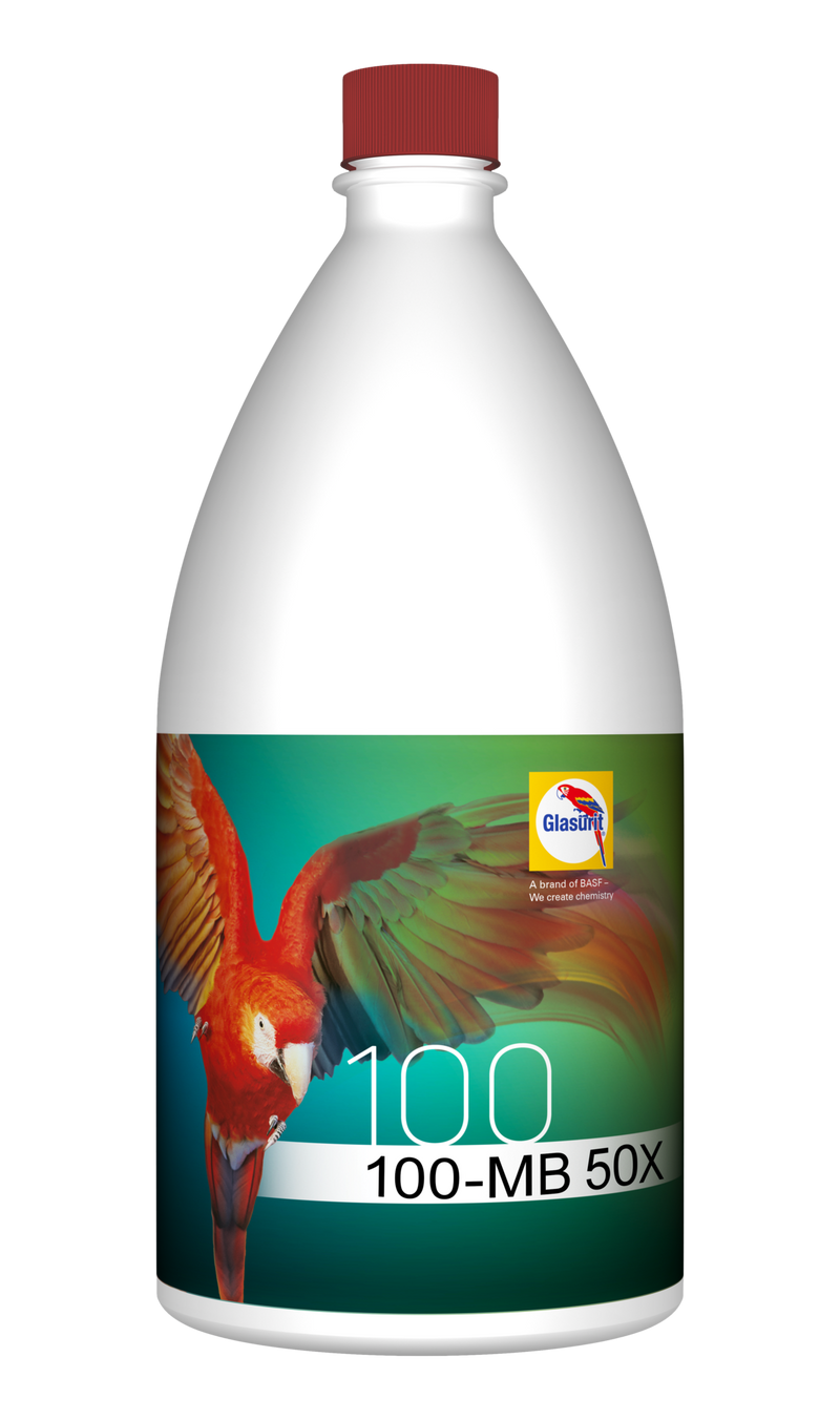 Glasurit 100 line paint bottle
