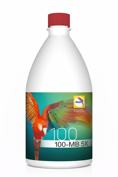 Glasurit 100 line paint bottle
