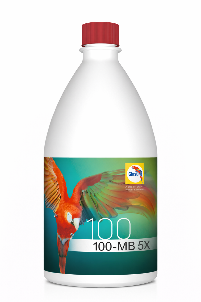 Glasurit 100 line paint bottle