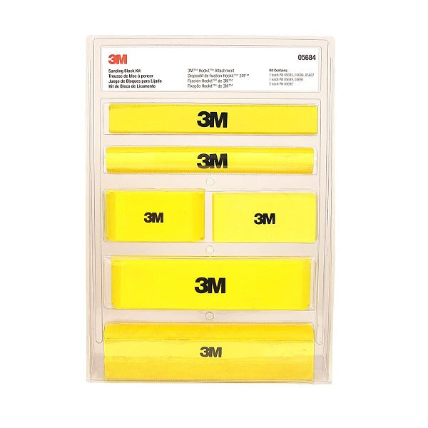 3M 05684 Hookit™ Sanding Block kit 6 per case for automotive refinishing and sanding
