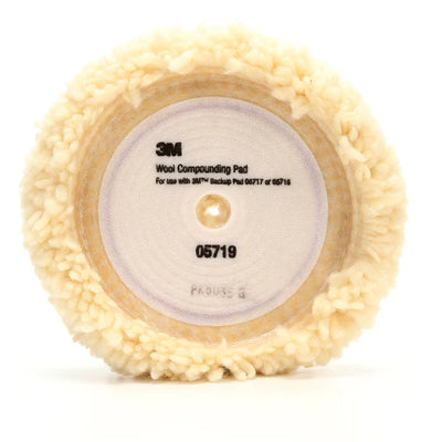 3M 05719 Perfect-It™ 9-inch wool compound pad for automotive polishing and surface correction