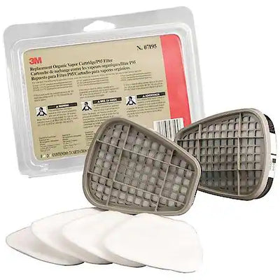 3M 07195 Replacement Cartridge Filter Organic Vapor P95 for reusable respirators
