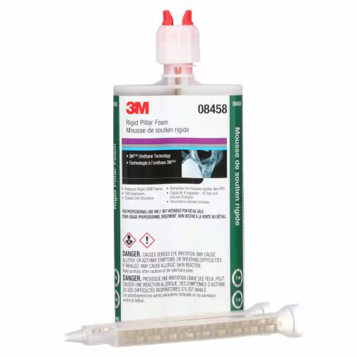 3M 08458 Rigid Pillar Foam 200 mL dual cartridge for automotive collision repair