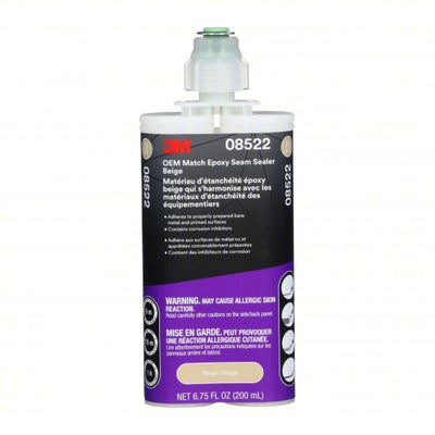 3M 08522 Epoxy Seam Sealer beige 200 mL dual cartridge for automotive repair
